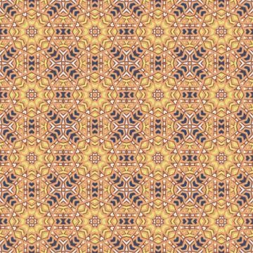 Bright color abstract geometric pattern, vector seamless Stock Illustration