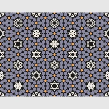 Bright color abstract geometric pattern, vector seamless Stock Illustration