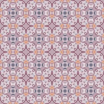 Bright color abstract geometric pattern, vector seamless Stockillustratie