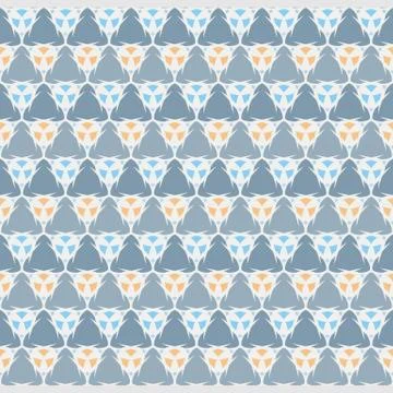 Bright color abstract geometric pattern, vector seamless Illustrazione stock