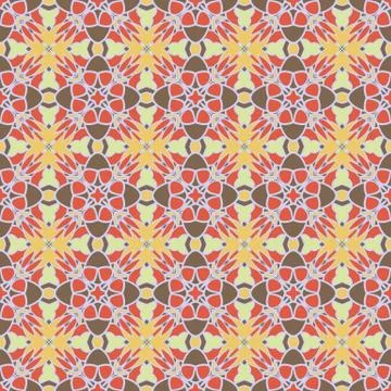 Bright color abstract geometric pattern, vector seamless Illustrazione stock
