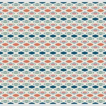 Bright color abstract geometric pattern, vector seamless Stock Illustration