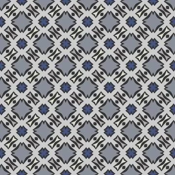 Bright color abstract geometric pattern, vector seamless Stock Illustration