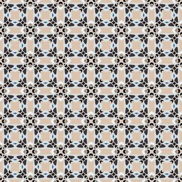 Bright color abstract geometric pattern, vector seamless Illustrazione stock