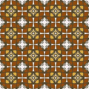 Bright color abstract geometric pattern, vector seamless イラスト素材
