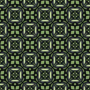 Bright color abstract geometric pattern, vector seamless Stock Illustration