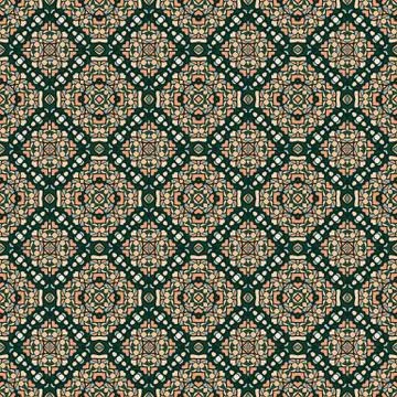 Bright color abstract geometric pattern, vector seamless 스톡 일러스트