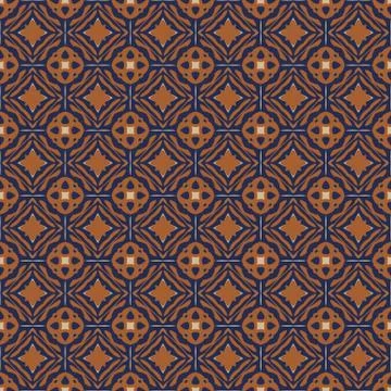 Bright color abstract geometric pattern, vector seamless Stock Illustration