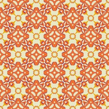 Bright color abstract geometric pattern, vector seamless Illustrazione stock