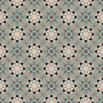 Bright color abstract geometric pattern, vector seamless 스톡 일러스트