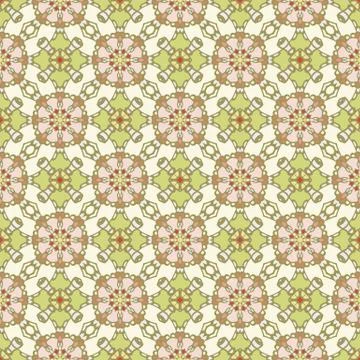 Bright color abstract geometric pattern, vector seamless Stock Illustration