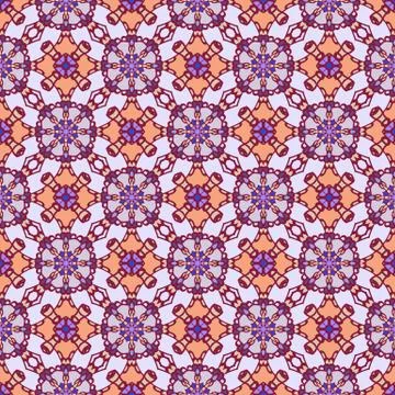 Bright color abstract geometric pattern, vector seamless Stock Illustration