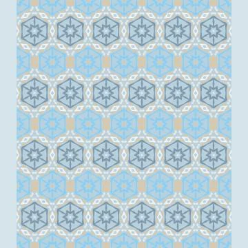 Bright color abstract geometric pattern, vector seamless Illustrazione stock