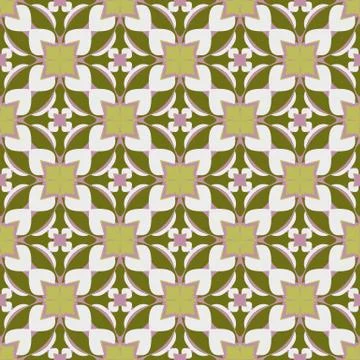 Bright color abstract geometric pattern, vector seamless Stock Illustration