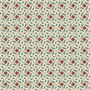 Bright color abstract geometric pattern, vector seamless Stock Illustration