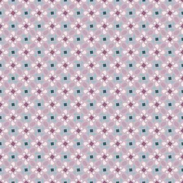 Bright color abstract geometric pattern, vector seamless Stock Illustration