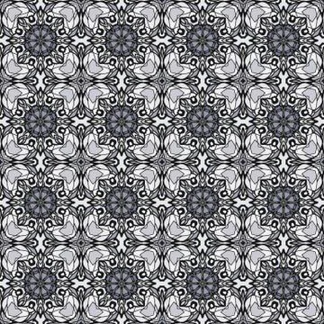 Bright color abstract geometric pattern, vector seamless Stock Illustration