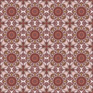 Bright color abstract geometric pattern, vector seamless Stock Illustration