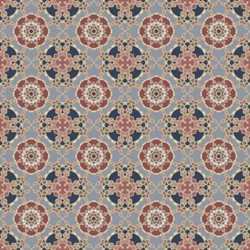 Bright color abstract geometric pattern, vector seamless Illustrazione stock