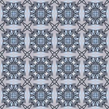 Bright color abstract geometric pattern, vector seamless Illustrazione stock