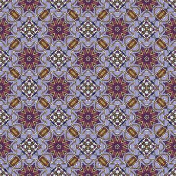 Bright color abstract geometric pattern, vector seamless Illustrazione stock