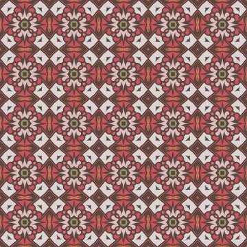 Bright color abstract geometric pattern, vector seamless Illustrazione stock