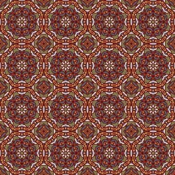 Bright color abstract geometric pattern, vector seamless 스톡 일러스트