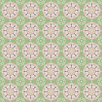 Bright color abstract geometric pattern, vector seamless Stock Illustration