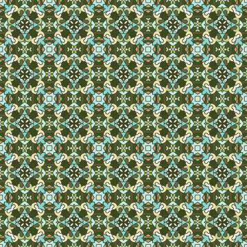 Bright color abstract geometric pattern, vector seamless Illustrazione stock