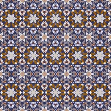 Bright color abstract geometric pattern, vector seamless Illustrazione stock