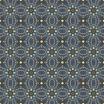 Bright color abstract geometric pattern, vector seamless イラスト素材