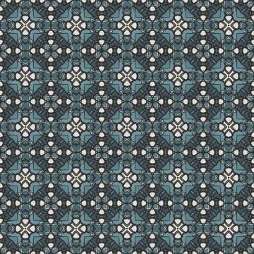 Bright color abstract geometric pattern, vector seamless 스톡 일러스트