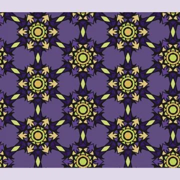 Bright color abstract hexagonal geometric pattern, vector seamless Illustrazione stock