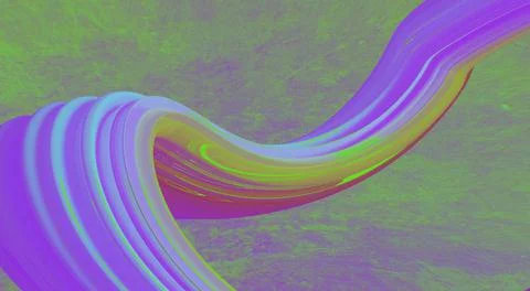Bright color abstraction. Gradient lines. Smooth transitions. Stock Illustration