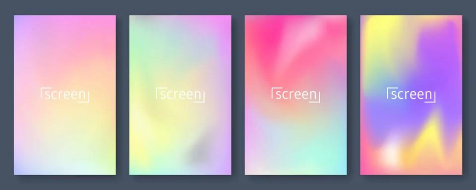 Bright color background with mesh gradient texture for brochure, leaflet, fly Stock Illustration