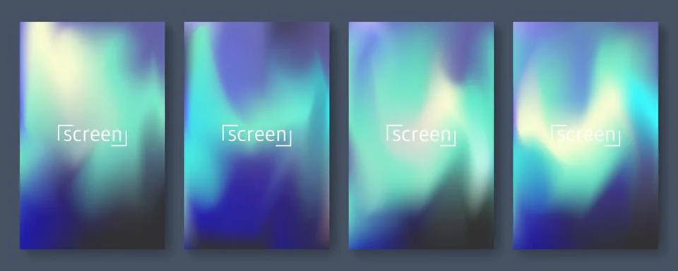 Bright color background with mesh gradient texture for brochure, leaflet, fly Stock Illustration
