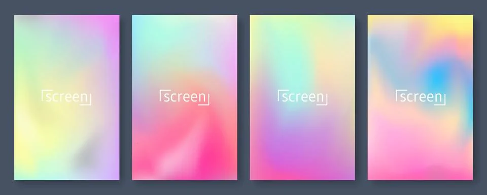 Bright color background with mesh gradient texture for brochure, leaflet, fly Illustrazione stock