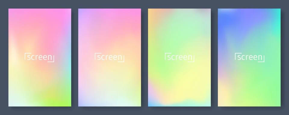 Bright color background with mesh gradient texture for brochure, leaflet, fly Stock Illustration