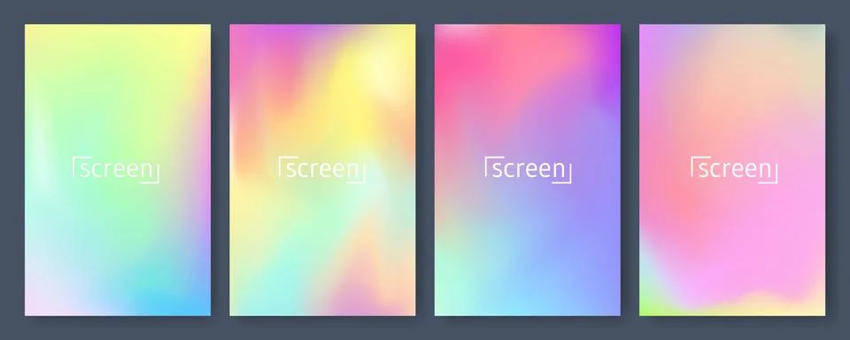 Bright color background with mesh gradient texture for brochure, leaflet, fly Stock Illustration