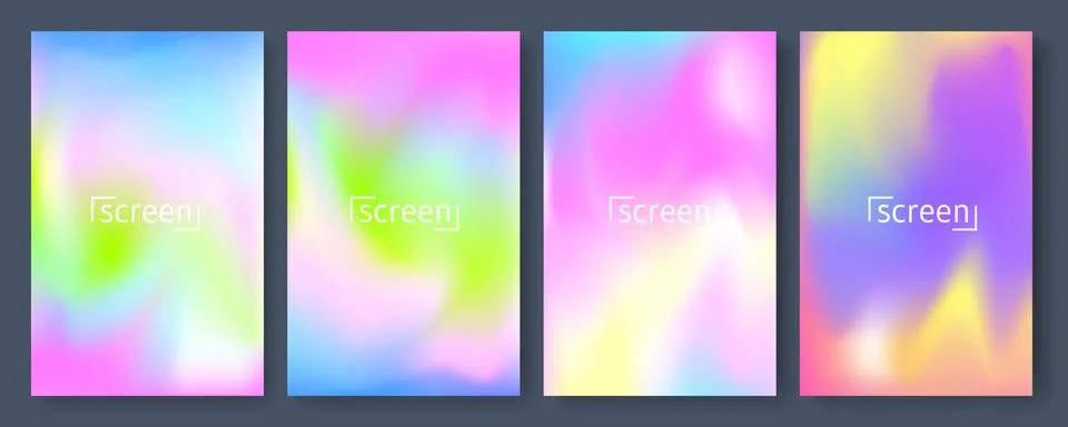 Bright color background with mesh gradient texture for brochure, leaflet, fly Stock Illustration