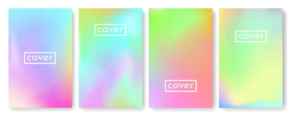 Bright color background with mesh gradient texture for brochure, leaflet, fly Illustrazione stock