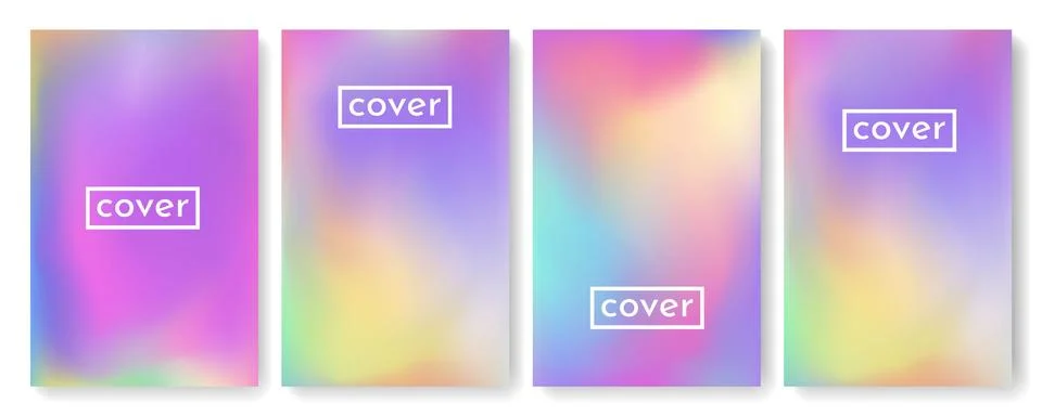Bright color background with mesh gradient texture for brochure, leaflet, fly Illustrazione stock