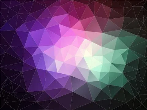 Bright color background with triangle shapes Stock Illustration