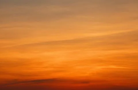 Bright color clouds at sunset Stock Photos