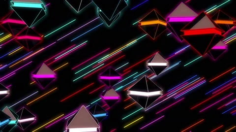 Bright Color Diamonds Stock Footage 60029005
