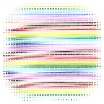 Bright color horizontal dotted lines pattern Stock Illustration