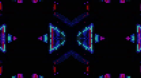Bright Color Led 4K Vj Loop 4 Stock Footage 59793822
