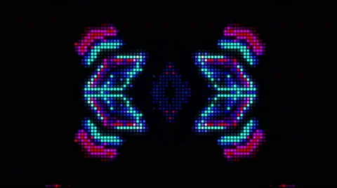 Bright Color Led 4K Vj Loop 3 Stock Footage 59793835