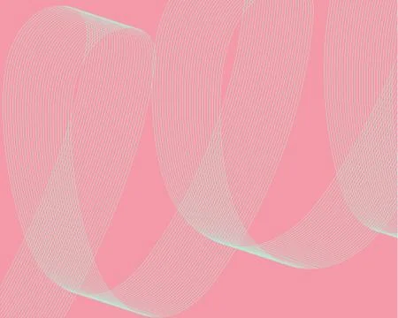 Bright color pattern green grid lines on a pink background. Illustrazione stock