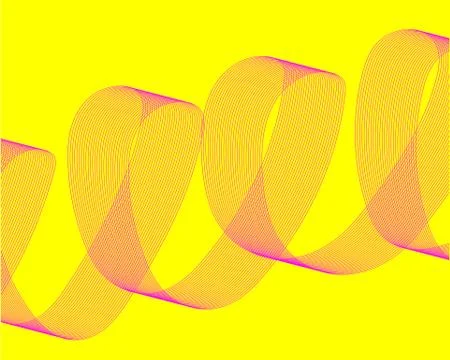 Bright color pattern pink grid lines on a yellow background. Illustrazione stock